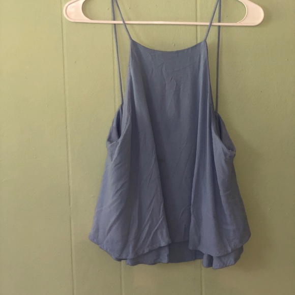 Baby Blue Low Back Tank - Picture 1 of 2